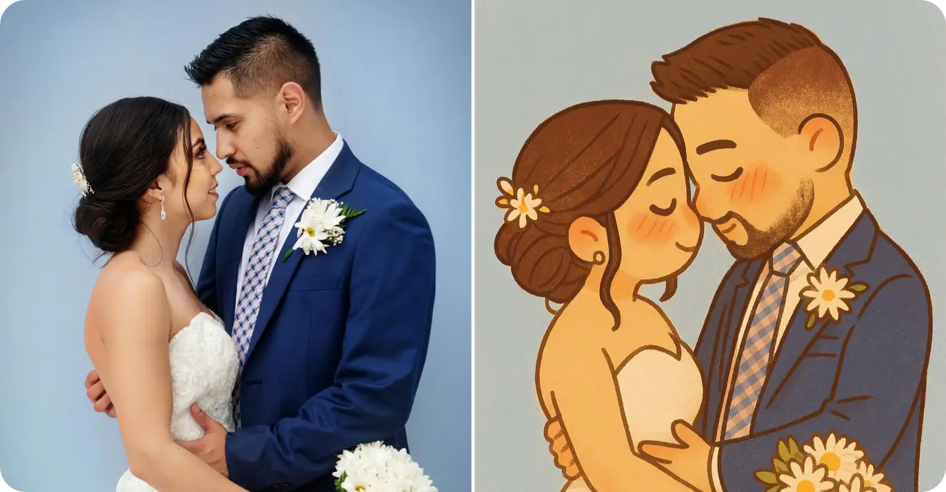 Before and after: Chibi romance